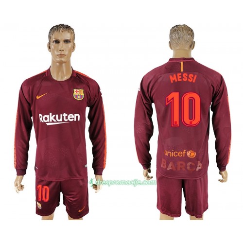 FC Barcelona Dres Lionel Messi 10 Treći 2017/18 Dugim Rukavima FC Barcelona Dres Lionel Messi 10 Treći 2017/18 Dugim Rukavima