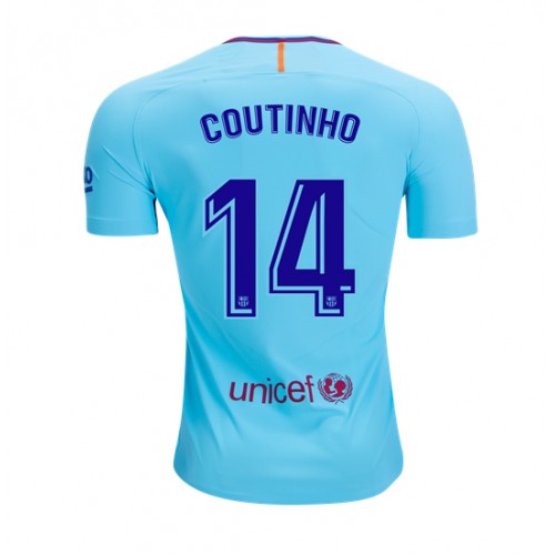FC Barcelona Dres Philippe Coutinho 14 Gostujući 2017/18 Kratkih Rukava FC Barcelona Dres Philippe Coutinho 14 Gostujući 2017/18 Kratkih Rukava