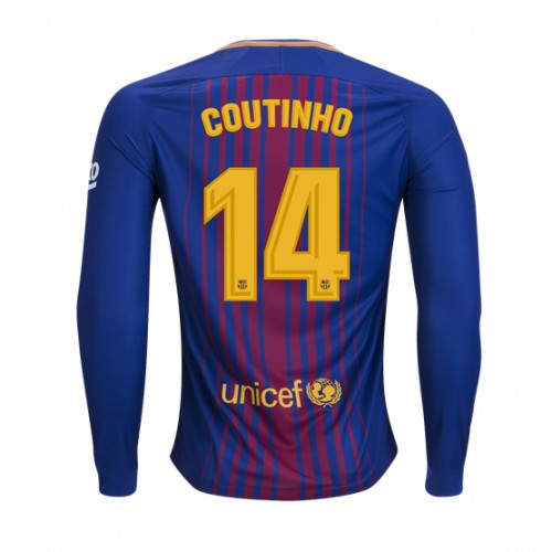 FC Barcelona Dres Philippe Coutinho 14 Domaći 2017/18 Dugim Rukavima FC Barcelona Dres Philippe Coutinho 14 Domaći 2017/18 Dugim Rukavima