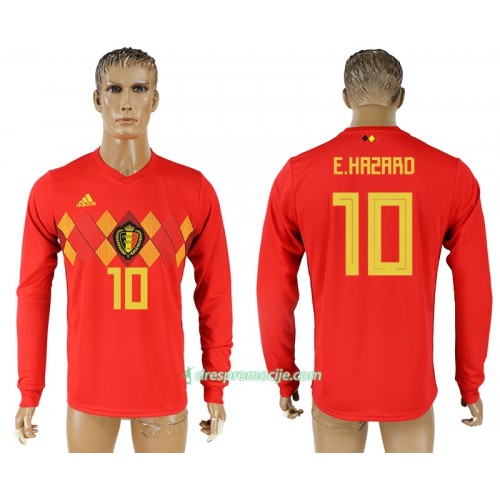 Belgija Dres Eden Hazard 10 Domaći Svjetsko prvenstvo 2018 Dugim Rukavima Belgija Dres Eden Hazard 10 Domaći Svjetsko prvenstvo 2018 Dugim Rukavima