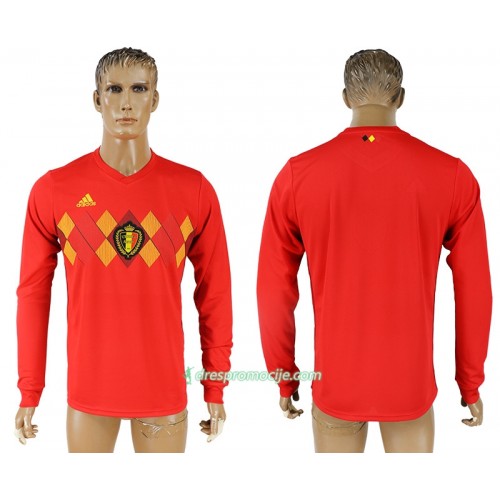 Belgija Dres Domaći Svjetsko prvenstvo 2018 Dugim Rukavima Belgija Dres Domaći Svjetsko prvenstvo 2018 Dugim Rukavima