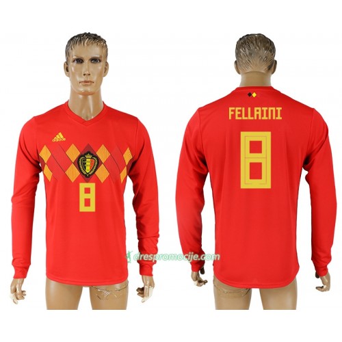 Belgija Dres Marouane Fellaini 8 Domaći Svjetsko prvenstvo 2018 Dugim Rukavima Belgija Dres Marouane Fellaini 8 Domaći Svjetsko prvenstvo 2018 Dugim Rukavima