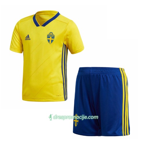 Švedska Dres Dječji Domaći Svjetsko prvenstvo 2018 Švedska Dres Dječji Domaći Svjetsko prvenstvo 2018