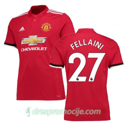 Manchester United Dres FELLAINI Domaći 2017/18 Kratkih Rukava Manchester United Dres FELLAINI Domaći 2017/18 Kratkih Rukava