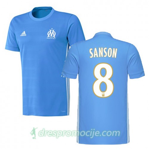 Olympique de Marseille Dres Morgan Sanson Gostujući 2017/18 Kratkih Rukava Olympique de Marseille Dres Morgan Sanson Gostujući 2017/18 Kratkih Rukava