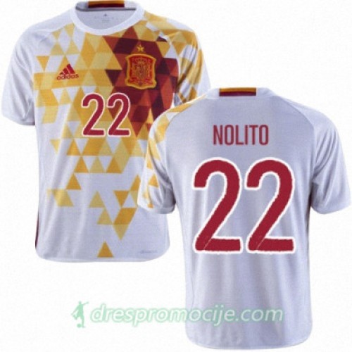Španjolska Dres NOLITO Gostujući Euro 2016 Španjolska Dres NOLITO Gostujući Euro 2016
