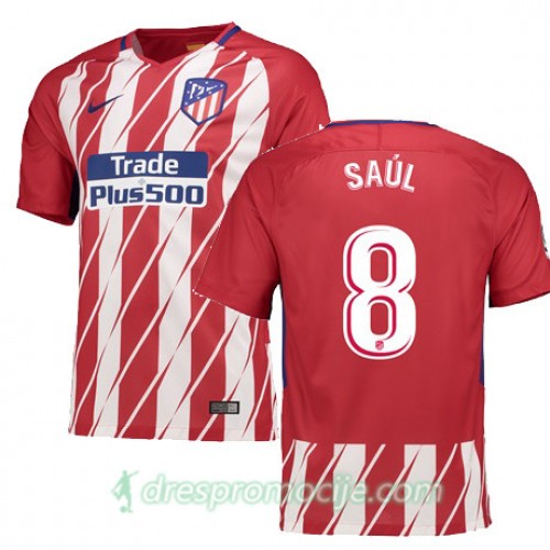 Atlético Madrid Dres SAUL Domaći 2017/18 Kratkih Rukava Atlético Madrid Dres SAUL Domaći 2017/18 Kratkih Rukava