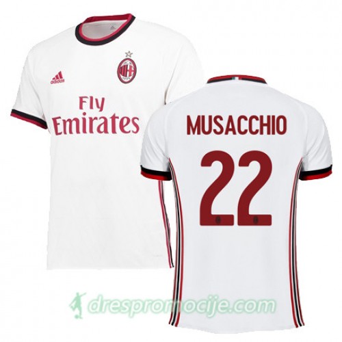 Milan Dres MUSACCHIO Gostujući 2017/18 Kratkih Rukava Milan Dres MUSACCHIO Gostujući 2017/18 Kratkih Rukava