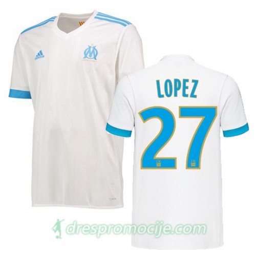 Olympique de Marseille Dres MAXIME LOPEZ Domaći 2017/18 Kratkih Rukava Olympique de Marseille Dres MAXIME LOPEZ Domaći 2017/18 Kratkih Rukava