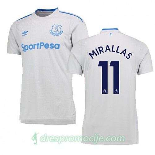 Everton Dres MIRALLAS Gostujući 2017/18 Kratkih Rukava Everton Dres MIRALLAS Gostujući 2017/18 Kratkih Rukava