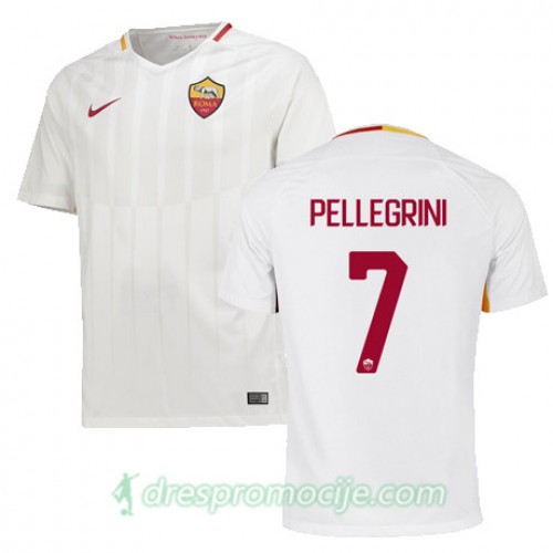 Roma Dres PELLEGRINI Gostujući 2017/18 Kratkih Rukava Roma Dres PELLEGRINI Gostujući 2017/18 Kratkih Rukava