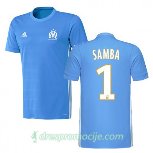 Olympique de Marseille Dres BRICE SAMBA Gostujući 2017/18 Kratkih Rukava Olympique de Marseille Dres BRICE SAMBA Gostujući 2017/18 Kratkih Rukava