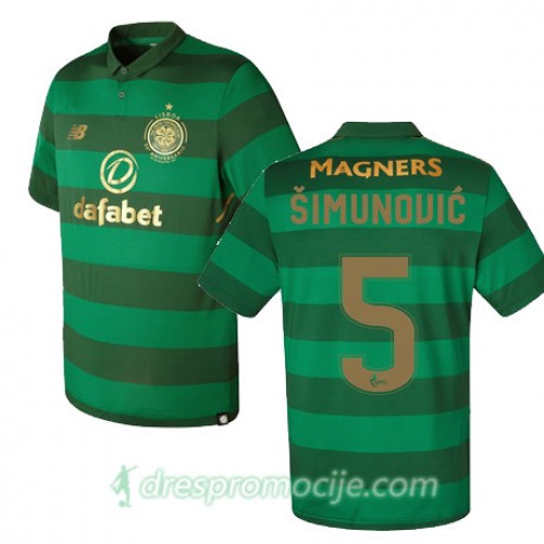 Celtic Dres JOZO SIMUNOVIC Gostujući 2017/18 Kratkih Rukava Celtic Dres JOZO SIMUNOVIC Gostujući 2017/18 Kratkih Rukava