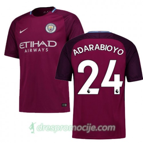 Manchester City Dres ADARABIOYO Gostujući 2017/18 Kratkih Rukava Manchester City Dres ADARABIOYO Gostujući 2017/18 Kratkih Rukava