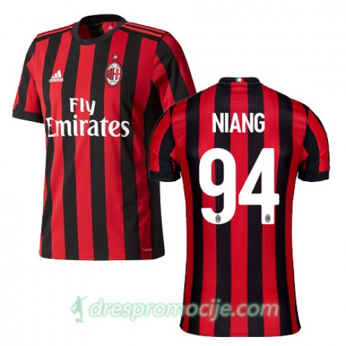Milan Dres NIANG Domaći 2017/18 Kratkih Rukava Milan Dres NIANG Domaći 2017/18 Kratkih Rukava