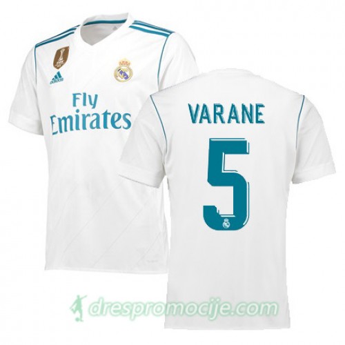 Real Madrid Dres VARANE Domaći 2017/18 Kratkih Rukava Real Madrid Dres VARANE Domaći 2017/18 Kratkih Rukava