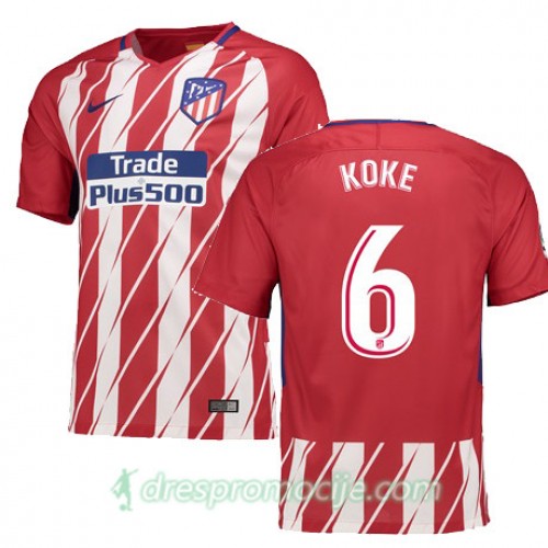 Atlético Madrid Dres KOKE Domaći 2017/18 Kratkih Rukava Atlético Madrid Dres KOKE Domaći 2017/18 Kratkih Rukava