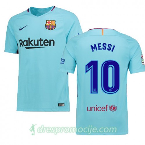 FC Barcelona Dres MESSI Gostujući 2017/18 Kratkih Rukava FC Barcelona Dres MESSI Gostujući 2017/18 Kratkih Rukava