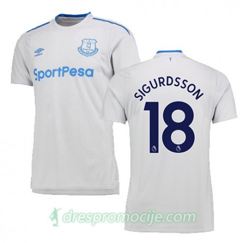 Everton Dres SIGURDSSON Gostujući 2017/18 Kratkih Rukava Everton Dres SIGURDSSON Gostujući 2017/18 Kratkih Rukava