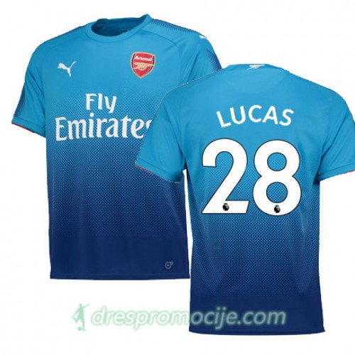 Arsenal Dres LUCAS Gostujući 2017/18 Kratkih Rukava Arsenal Dres LUCAS Gostujući 2017/18 Kratkih Rukava