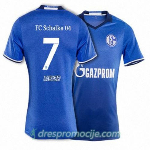 Schalke Dres MEYER Domaći 2017/18 Kratkih Rukava Schalke Dres MEYER Domaći 2017/18 Kratkih Rukava