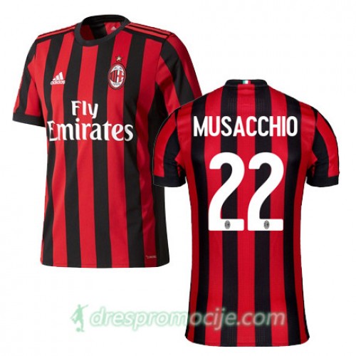 Milan Dres MUSACCHIO Domaći 2017/18 Kratkih Rukava Milan Dres MUSACCHIO Domaći 2017/18 Kratkih Rukava