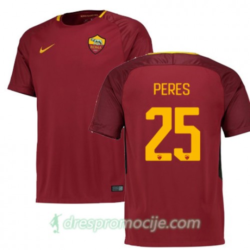 Roma Dres PERES Domaći 2017/18 Kratkih Rukava Roma Dres PERES Domaći 2017/18 Kratkih Rukava