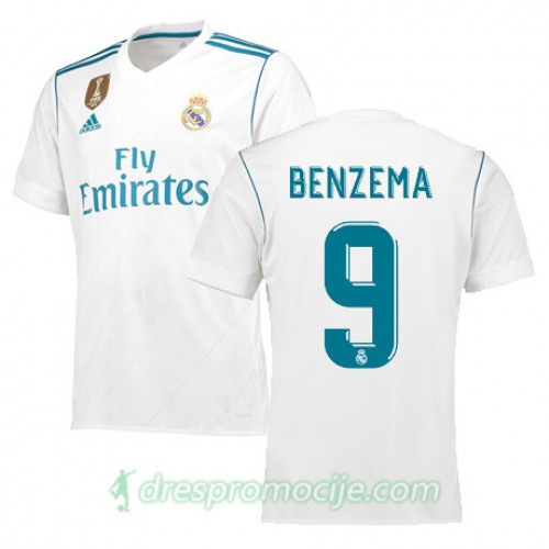 Real Madrid Dres BENZEMA Domaći 2017/18 Kratkih Rukava Real Madrid Dres BENZEMA Domaći 2017/18 Kratkih Rukava