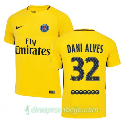 Paris SG Dres DANI ALVES Gostujući 2017/18 Kratkih Rukava Paris SG Dres DANI ALVES Gostujući 2017/18 Kratkih Rukava
