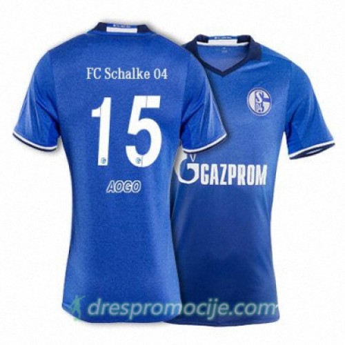 Schalke Dres AOGO Domaći 2017/18 Kratkih Rukava Schalke Dres AOGO Domaći 2017/18 Kratkih Rukava