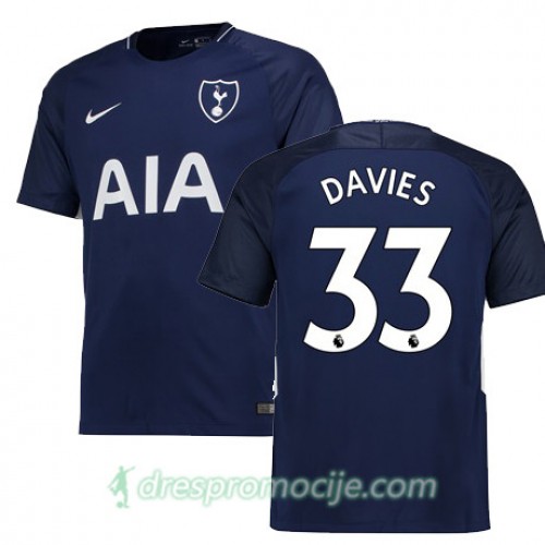 Tottenham Hotspur Dres DAVIES Gostujući 2017/18 Kratkih Rukava Tottenham Hotspur Dres DAVIES Gostujući 2017/18 Kratkih Rukava