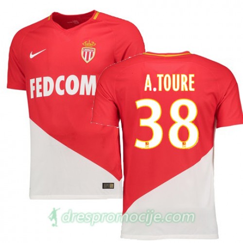 AS Monaco FC Dres ALMAMY TOURE Domaći 2017/18 Kratkih Rukava AS Monaco FC Dres ALMAMY TOURE Domaći 2017/18 Kratkih Rukava