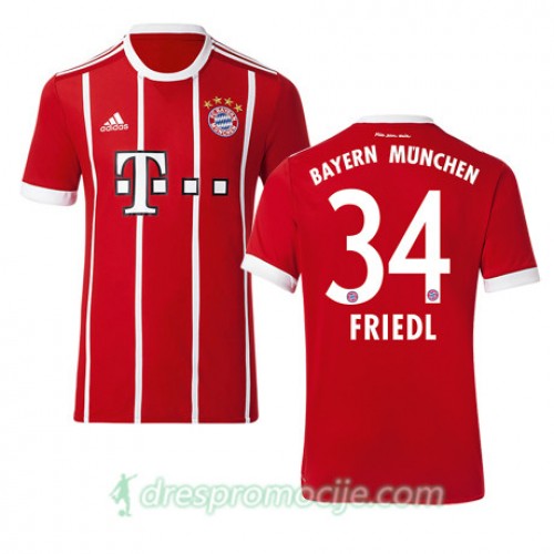 FC Bayern München Dres FRIEDL Domaći 2017/18 Kratkih Rukava FC Bayern München Dres FRIEDL Domaći 2017/18 Kratkih Rukava