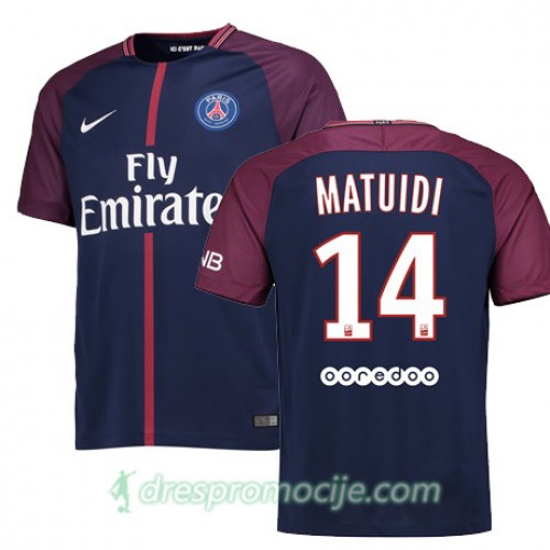 Paris SG Dres BLAISE MATUIDI Domaći 2017/18 Kratkih Rukava Paris SG Dres BLAISE MATUIDI Domaći 2017/18 Kratkih Rukava