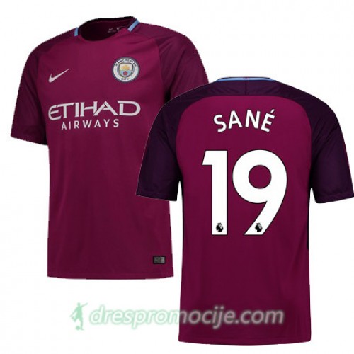 Manchester City Dres SANE Gostujući 2017/18 Kratkih Rukava Manchester City Dres SANE Gostujući 2017/18 Kratkih Rukava