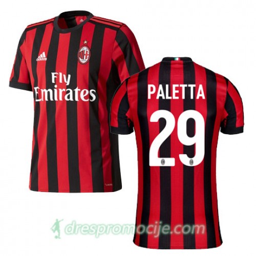 Milan Dres PALETTA Domaći 2017/18 Kratkih Rukava Milan Dres PALETTA Domaći 2017/18 Kratkih Rukava