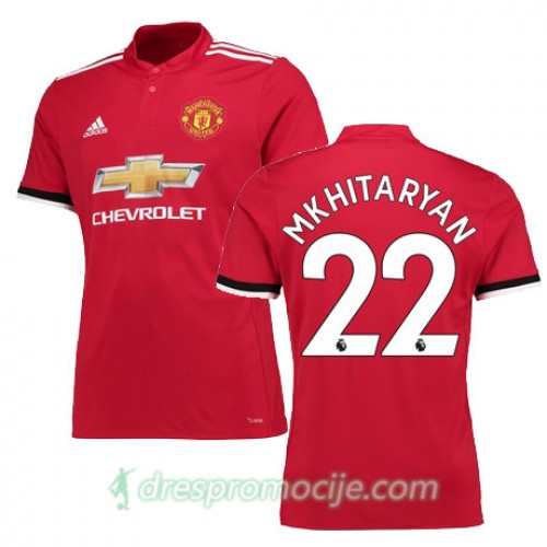 Manchester United Dres MKHITARYAN Domaći 2017/18 Kratkih Rukava Manchester United Dres MKHITARYAN Domaći 2017/18 Kratkih Rukava