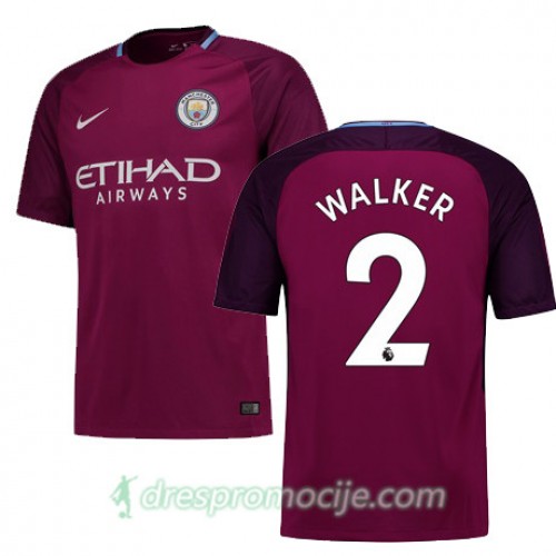 Manchester City Dres KYLE WALKER Gostujući 2017/18 Kratkih Rukava Manchester City Dres KYLE WALKER Gostujući 2017/18 Kratkih Rukava