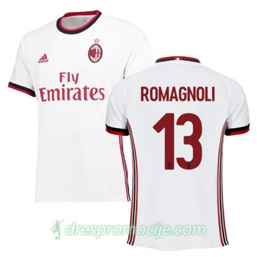 Milan Dres ROMAGNOLI Gostujući 2017/18 Kratkih Rukava Milan Dres ROMAGNOLI Gostujući 2017/18 Kratkih Rukava
