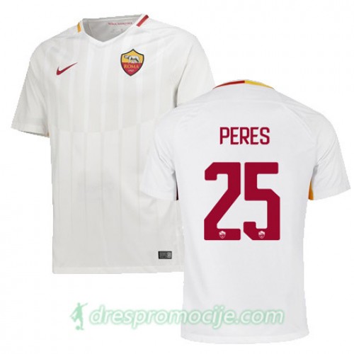Roma Dres PERES Gostujući 2017/18 Kratkih Rukava Roma Dres PERES Gostujući 2017/18 Kratkih Rukava