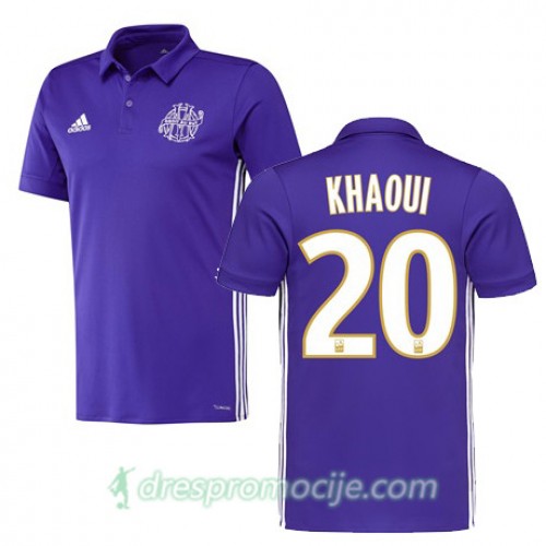 Olympique de Marseille Dres SAIF EDDINE KHAOUI Treći 2017/18 Kratkih Rukava Olympique de Marseille Dres SAIF EDDINE KHAOUI Treći 2017/18 Kratkih Rukava