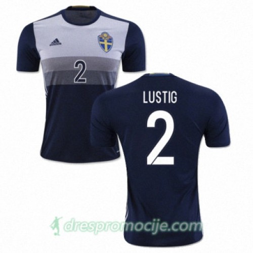 Švedska Dres MIKAEL LUSTIG Gostujući Euro 2016 Švedska Dres MIKAEL LUSTIG Gostujući Euro 2016
