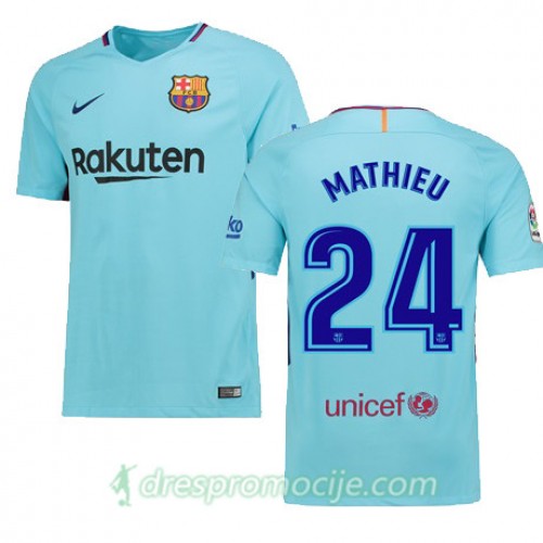FC Barcelona Dres MATHIEU Gostujući 2017/18 Kratkih Rukava FC Barcelona Dres MATHIEU Gostujući 2017/18 Kratkih Rukava