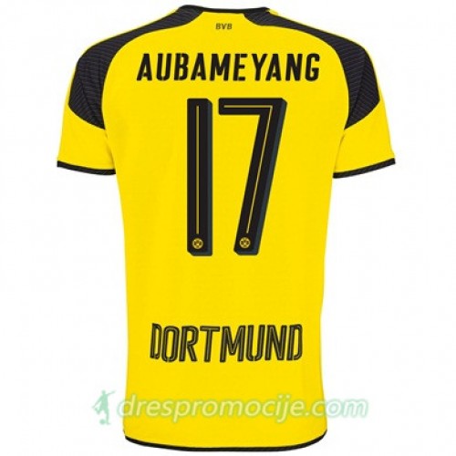 Borussia Dortmund Dres AUBAMEYANG Treći 2017/18 Kratkih Rukava Borussia Dortmund Dres AUBAMEYANG Treći 2017/18 Kratkih Rukava