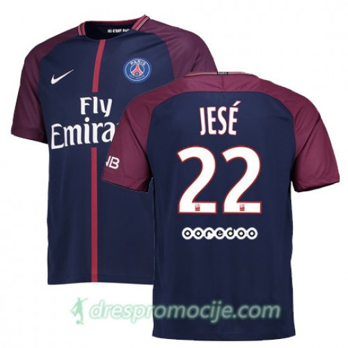 Paris SG Dres JESE Domaći 2017/18 Kratkih Rukava Paris SG Dres JESE Domaći 2017/18 Kratkih Rukava