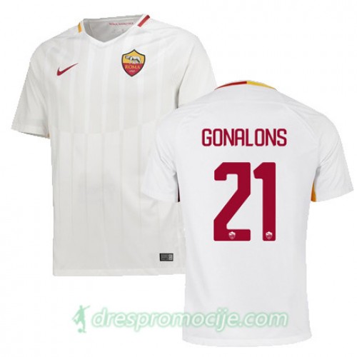 Roma Dres GONALONS Gostujući 2017/18 Kratkih Rukava Roma Dres GONALONS Gostujući 2017/18 Kratkih Rukava