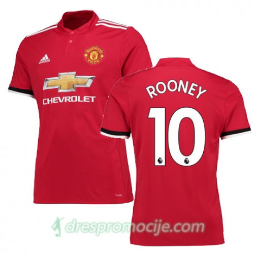 Manchester United Dres ROONEY Domaći 2017/18 Kratkih Rukava Manchester United Dres ROONEY Domaći 2017/18 Kratkih Rukava