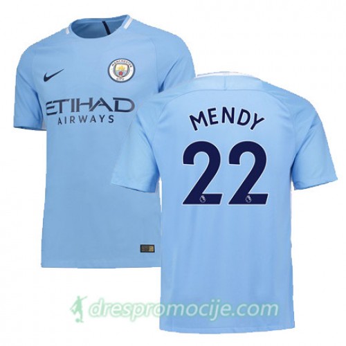 Manchester City Dres MENDY Domaći 2017/18 Kratkih Rukava Manchester City Dres MENDY Domaći 2017/18 Kratkih Rukava
