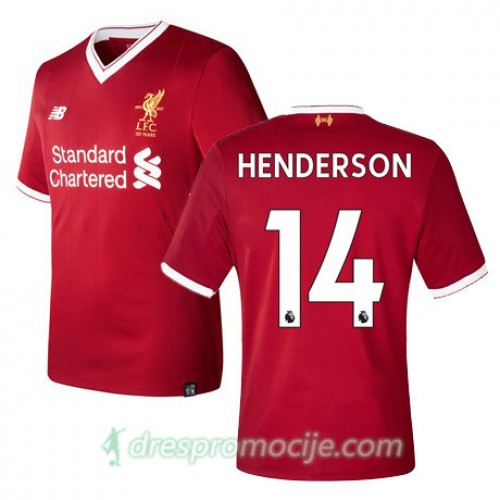 Liverpool Dres HENDERSON Domaći 2017/18 Kratkih Rukava Liverpool Dres HENDERSON Domaći 2017/18 Kratkih Rukava
