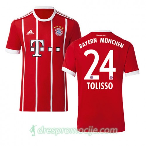 FC Bayern München Dres TOLISSO Domaći 2017/18 Kratkih Rukava FC Bayern München Dres TOLISSO Domaći 2017/18 Kratkih Rukava